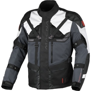 Geaca textil impermeabila touring/adventure MACNA TOUROS M Negru/Gri, 10