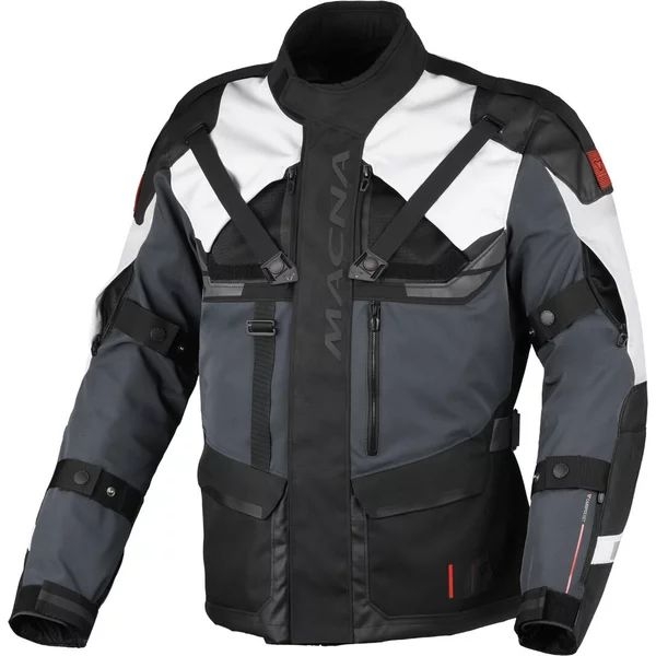 Geaca textil impermeabila touring/adventure MACNA TOUROS M Maro/Gri/Negru, 25