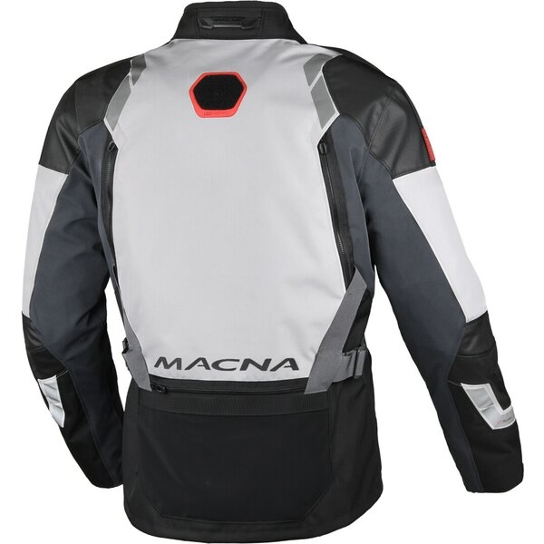 Geaca textil impermeabila touring/adventure MACNA TOUROS M Maro/Gri/Negru, 16