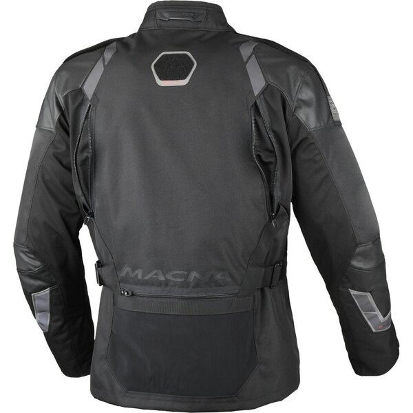 Geaca textil impermeabila touring/adventure MACNA TOUROS XL Maro/Gri/Negru, 4