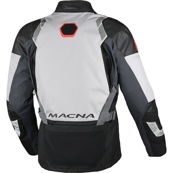 Geaca textil impermeabila touring/adventure MACNA TOUROS XL Maro/Gri/Negru, 17