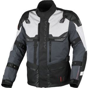 Geaca textil impermeabila touring/adventure MACNA TOUROS XXL Maro/Gri/Negru, 14