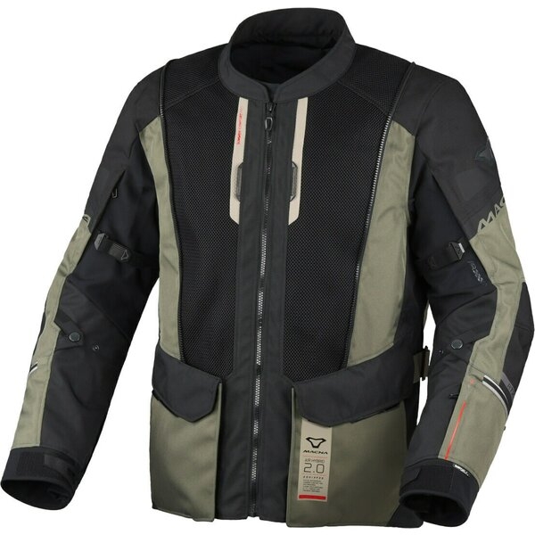 Geaca textil impermeabila touring/adventure MACNA AIR HYBRID 2.0 XXL Verde/Negru, 13
