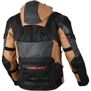 Geaca textil impermeabila touring/adventure MACNA TRYTON Night Eye™ M Maro/Negru, 11
