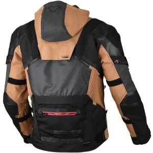 Geaca textil impermeabila touring/adventure MACNA TRYTON Night Eye™ L Taupe/Negru, 4