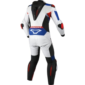 Combinezon de piele race 1 piesa MACNA ARMADYL Negru/Alb 54, 15