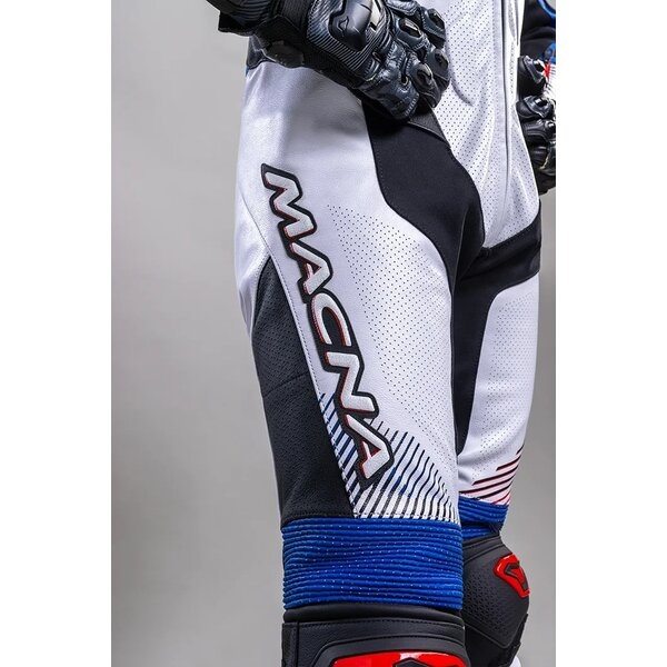 Combinezon de piele race 1 piesa MACNA ARMADYL 52 Negru/Verde/Alb, 7