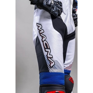 Combinezon de piele race 1 piesa MACNA ARMADYL 52 Negru/Verde/Alb, 7