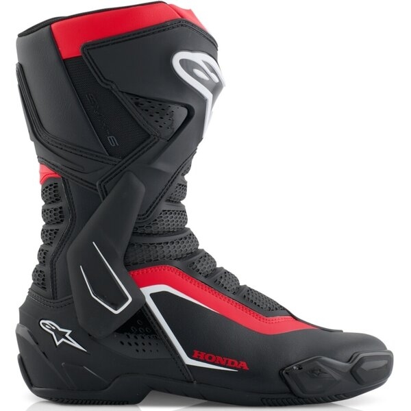 Cizme sport/touring ALPINESTARS SMX-6 V3 HONDA 41 Negru/Alb/Rosu, 3