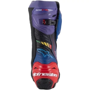 Cizme moto race ALPINESTARS SUPERTECH R VENTED LE MARTINATOR R01 REPLICA 41 Albastru/Mov/Rosu, 13