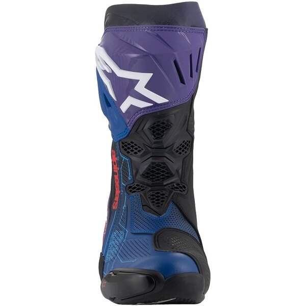 Cizme moto race ALPINESTARS SUPERTECH R VENTED LE MARTINATOR R01 REPLICA 45 Albastru/Mov/Rosu, 8