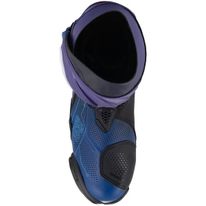 Cizme moto race ALPINESTARS SUPERTECH R VENTED LE MARTINATOR R01 REPLICA 45 Albastru/Mov/Rosu, 4