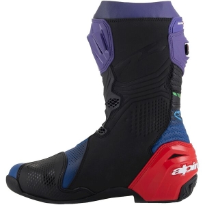 Cizme moto race ALPINESTARS SUPERTECH R VENTED LE MARTINATOR R01 REPLICA 45 Albastru/Mov/Rosu, 5