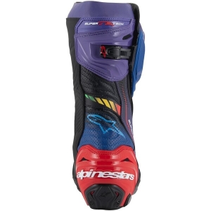 Cizme moto race ALPINESTARS SUPERTECH R VENTED LE MARTINATOR R01 REPLICA 45 Albastru/Mov/Rosu, 9