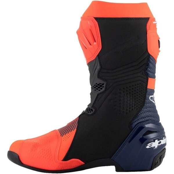 Cizme moto race ALPINESTARS SUPERTECH R VENTED MM93 REPLICA 43 Rosu fluo/Albastru/Negru, 11