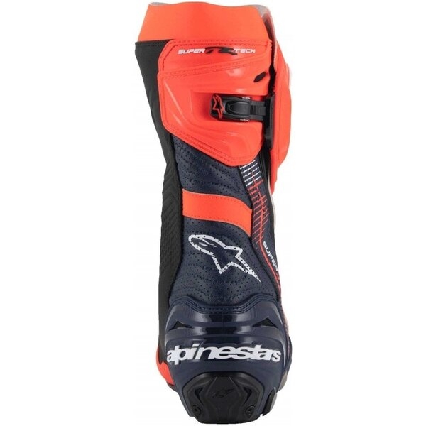 Cizme moto race ALPINESTARS SUPERTECH R VENTED MM93 REPLICA 43 Rosu fluo/Albastru/Negru, 12