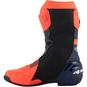 Cizme moto race ALPINESTARS SUPERTECH R VENTED MM93 REPLICA 43 Rosu fluo/Albastru/Negru, 11