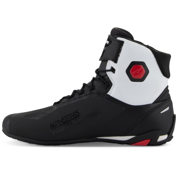 Ghete moto sport/touring ALPINESTARS FASTER-4 Negru/Alb 40, 33