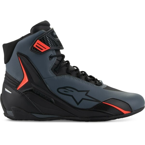 Ghete moto sport/touring ALPINESTARS FASTER-4 Negru/Rosu/Alb 40, 13