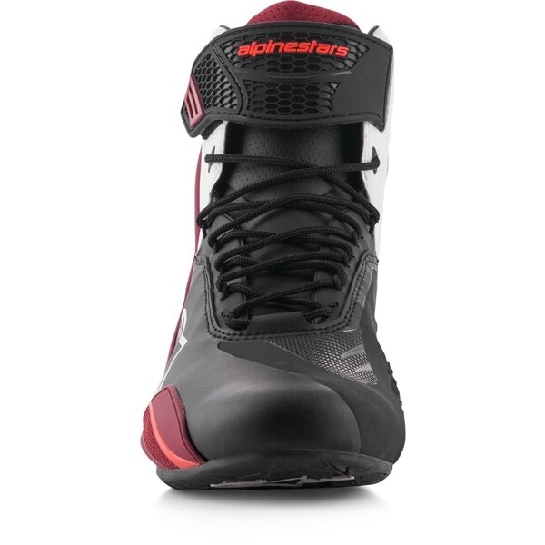 Ghete moto sport/touring ALPINESTARS FASTER-4 Negru/Alb 43, 8