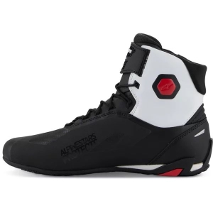 Ghete moto sport/touring ALPINESTARS FASTER-4 Negru/Alb 44, 30