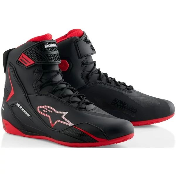 Ghete moto sport/touring ALPINESTARS FASTER-4 HONDA EDITION 45 Negru/Rosu, 9