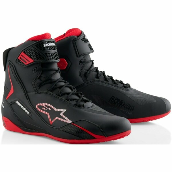 Ghete moto sport/touring ALPINESTARS FASTER-4 HONDA EDITION Negru/Rosu 45.5, 2