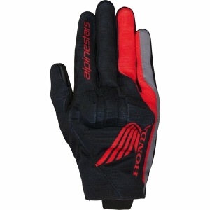Manusi de vara ALPINESTARS HONDA REEF V2 XL Negru/Rosu/Gri
