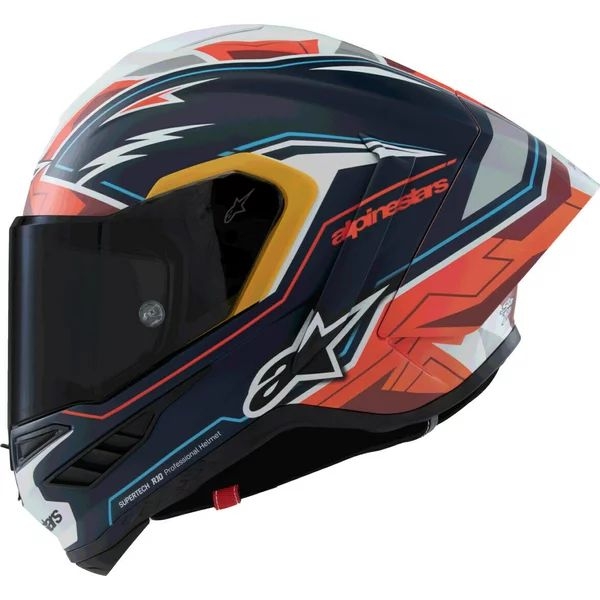 Casca integrala sport ALPINESTARS SUPERTECH R10 LE ACOSTA S Albastru/Rosu/Alb, 7
