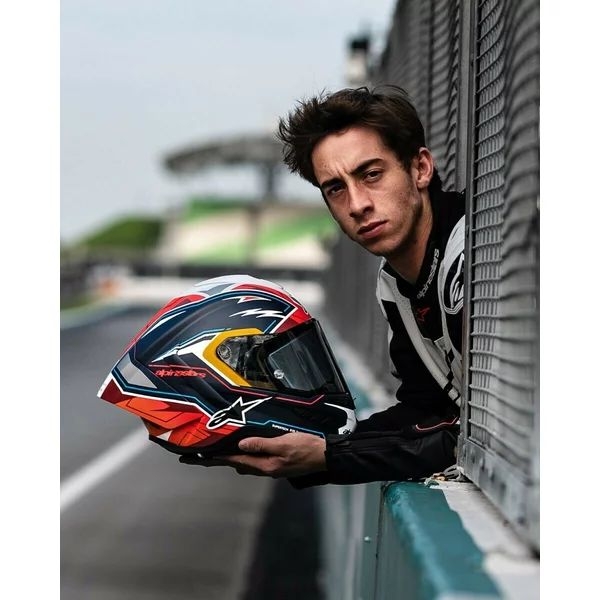 Casca integrala sport ALPINESTARS SUPERTECH R10 LE ACOSTA S Albastru/Rosu/Alb, 21
