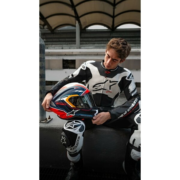 Casca integrala sport ALPINESTARS SUPERTECH R10 LE ACOSTA XXL Albastru/Rosu/Alb, 6