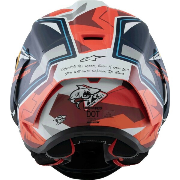 Casca integrala sport ALPINESTARS SUPERTECH R10 LE ACOSTA XXL Albastru/Rosu/Alb, 7
