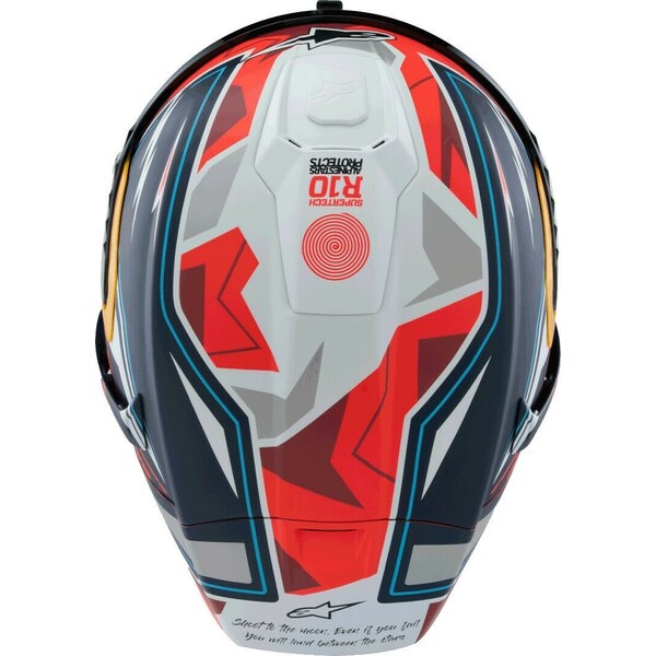 Casca integrala sport ALPINESTARS SUPERTECH R10 LE ACOSTA XXL Albastru/Rosu/Alb, 8
