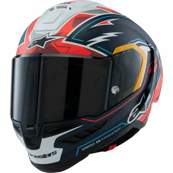 Casca integrala sport ALPINESTARS SUPERTECH R10 LE ACOSTA XXL Albastru/Rosu/Alb, 12