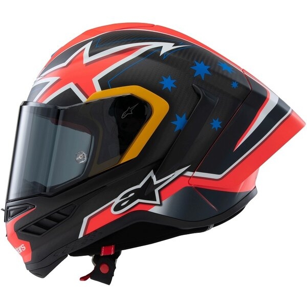 Casca integrala sport ALPINESTARS SUPERTECH R10 LE MILLER M Negru/Rosu mat, 8