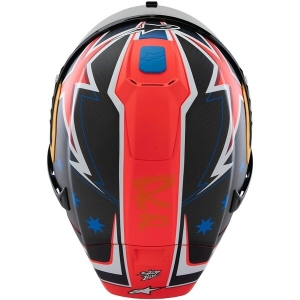 Casca integrala sport ALPINESTARS SUPERTECH R10 LE MILLER M Negru/Rosu mat, 4
