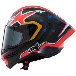 Casca integrala sport ALPINESTARS SUPERTECH R10 LE MILLER M Negru/Rosu mat, 8