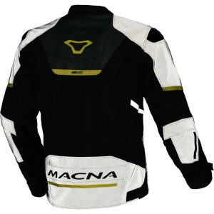 Geaca textil de vara MACNA ORCANO Night Eye™ 2.0 3XL Negru/Galben, 4