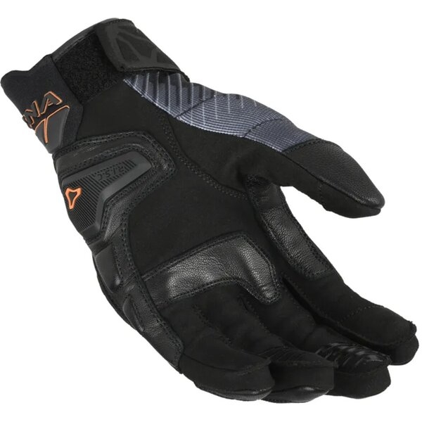 Manusi de piele vara MACNA RIME 2.0 XXL Negru/Portocaliu, 4