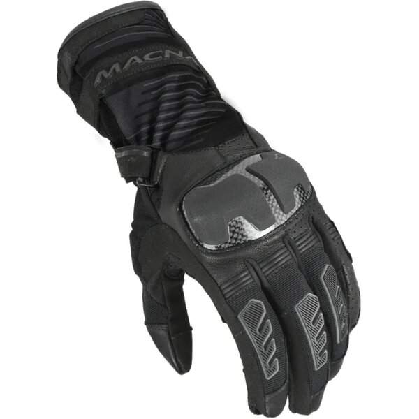 Manusi de piele vara MACNA TEMPO 2.0 XXL Negru/Rosu, 11