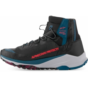 Ghete moto ALPINESTARS SPEEDFORCE XR 40 Rosu fluo/Albastru/Negru, 28