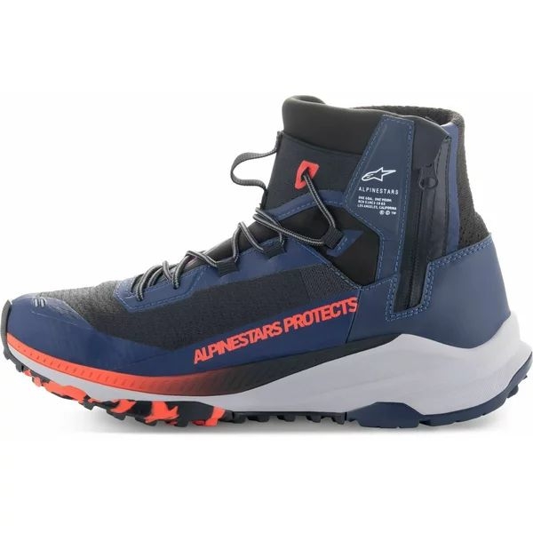 Ghete moto ALPINESTARS SPEEDFORCE XR 42.5 Rosu fluo/Albastru/Negru, 41