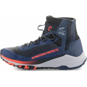 Ghete moto ALPINESTARS SPEEDFORCE XR 42.5 Rosu fluo/Albastru/Negru, 41