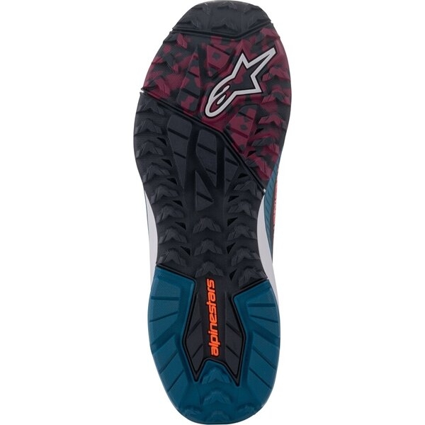 Ghete moto ALPINESTARS SPEEDFORCE XR 43 Rosu fluo/Albastru/Negru, 21