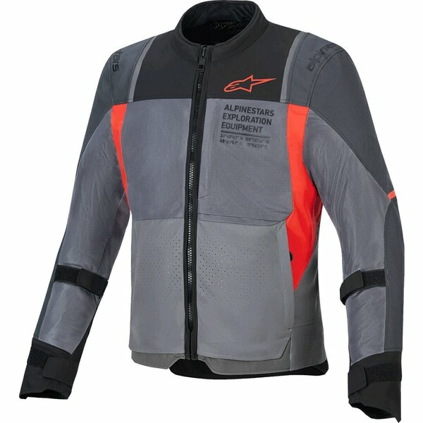 Geaca textil de vara ALPINESTARS ST-2 AIR L Gri/Rosu, 6