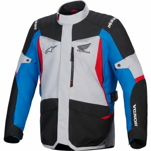 Geaca textil impermeabila ALPINESTARS HONDA ST-1 WP M Negru/Gri/Albastru, 2