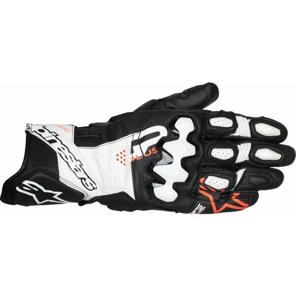 Manusi de piele race ALPINESTARS GP PLUS R V3 Negru/Alb XL, 9