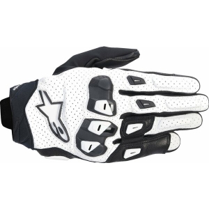 Manusi de piele vara ALPINESTARS SP X 7 Alb/Negru XXL, 11
