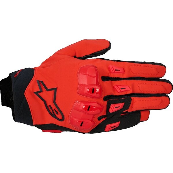 Manusi de piele vara ALPINESTARS SP X 3 S Negru/Rosu fluo, 11