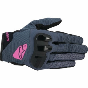 Manusi de vara dama ALPINESTARS STELLA CHROME V2 L Alb/Burgundy, 7